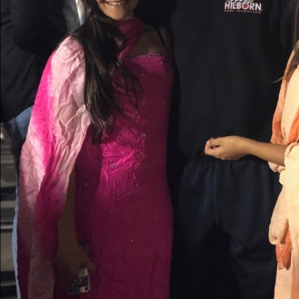Pink indian suit